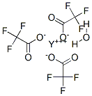 YTTRIUM TRIFLUOROACETATE HYDRATE Structure