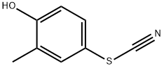 2-甲基-4-硫氰基苯酚, 3774-53-6, 结构式