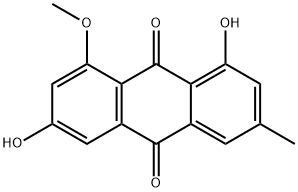 questin|1,6-二羟基-8-甲氧基-3-甲基蒽-9,10-二酮