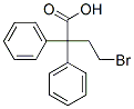 α-(2-ブロモエチル)-α-フェニルベンゼン酢酸 化学構造式
