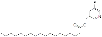 (5-fluoropyridin-3-yl)methyl octadecanoate 结构式