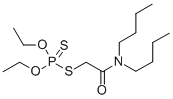 Phosphorodithioic acid, S-(2-(dibutylamino)-2-oxoethyl) O,O-diethyl es ter Structure