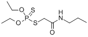 O,O-Diethyl S-(N-n-propylcarbamoylmethyl) phosphorodithioate Struktur