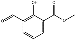 3-甲酰基-2-羟基苯甲酸甲酯, 3775-05-1, 结构式