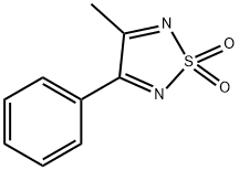3-METHYL-4-PHENYL-1,2,5-THIADIAZOLE-1,1-DIOXIDE 结构式