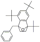 1,5,7-Tris(1,1-dimethylethyl)-1,2,3,4-tetrahydro-4-(phenylmethyl)-1,4-epoxynaphthalene 结构式