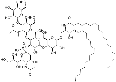 单唾液神经节苷酯, 37758-47-7, 结构式