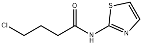 4-クロロ-N-(1,3-チアゾール-2-イル)ブタンアミド 化学構造式