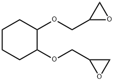 1,2-ビス(グリシジルオキシ)シクロヘキサン 化学構造式
