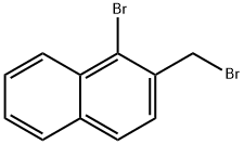 1-ブロモ-2-(ブロモメチル)ナフタレン 化学構造式