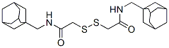 2,2-dithiobis(N-(1-adamantyl)methyl)acetamide Structure