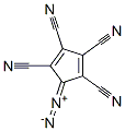 5-ジアゾ-1,3-シクロペンタジエン-1,2,3,4-テトラカルボニトリル 化学構造式