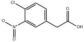 4-CHLORO-3-NITROPHENYLACETIC ACID Struktur