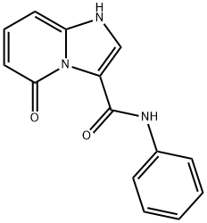 Imidazo[1,2-a]pyridine-3-carboxamide, 1,5-dihydro-5-oxo-N-phenyl- (9CI) Structure
