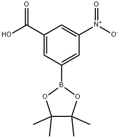 3-ニトロ-5-(4,4,5,5-テトラメチル-1,3,2-ジオキサボロラン-2-イル)安息香酸 price.