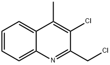 3-CHLORO-2-(CHLOROMETHYL)-4-METHYLQUINOLINE HYDROCHLORIDE Struktur