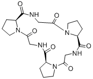 CYCLO(-PRO-GLY)3 Structure