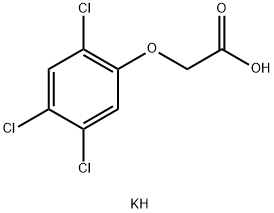 2,4,5-TRICHLOROPHENOXYACETIC ACID POTASSIUM SALT Structure