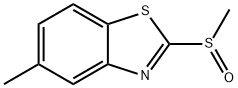 Benzothiazole, 5-methyl-2-(methylsulfinyl)- (7CI,8CI) Struktur
