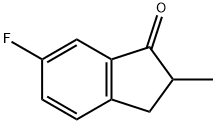 6-フルオロ-2-メチル-1-インダノン 化学構造式