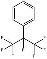 [1,2,2,2-テトラフルオロ-1-(トリフルオロメチル)エチル]ベンゼン 化学構造式