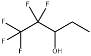 1,1,1,2,2-ペンタフルオロペンタン-3-オール 化学構造式