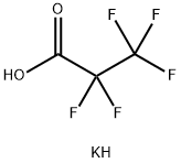 potassium pentafluoropropionate Structure