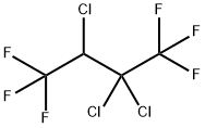 1,1,1,4,4,4-ヘキサフルオロ-2,2,3-トリクロロブタン 化学構造式