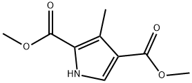 3-Methylpyrrole-2,4-dicarboxylic acid dimethyl ester Structure