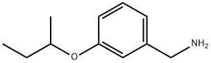 (3-仲-丁氧基苄)胺, 37806-41-0, 结构式