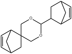 2'-ビシクロ[2.2.1]ヘプタ-5-エン-2-イルスピロ[ビシクロ[2.2.1]ヘプタ-5-エン-2,5'-[1,3]ジオキサン] 化学構造式