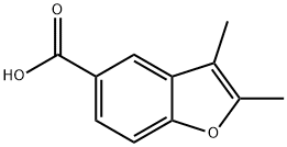 2,3-DIMETHYLBENZOFURAN-5-CARBOXYLIC ACID Struktur