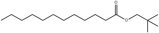 Dodecanoic acid, 2,2-diMethylpropyl ester Struktur