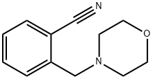 2-(モルホリノメチル)ベンゾニトリル 化学構造式