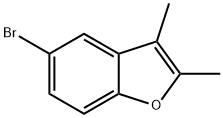 5-BROMO-2,3-DIMETHYL-1-BENZOFURAN Struktur