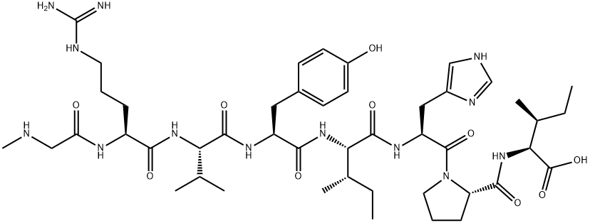 (SAR1,ILE8)-ANGIOTENSIN II,37827-06-8,结构式