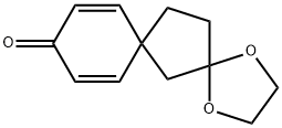 1,4-Dioxadispiro[4.1.5.2]tetradeca-8,11-dien-10-one Struktur