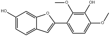 2-(3-Hydroxy-2,4-dimethoxyphenyl)benzofuran-6-ol Structure