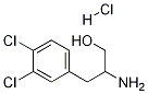 BENZENEPROPANOL, B-AMINO-3,4-DICHLORO-, HYDROCHLORIDE Structure