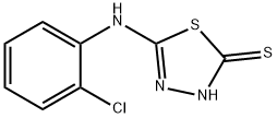 5-[(2-CHLOROPHENYL)AMINO]-1,3,4-THIADIAZOLE-2-THIOL Structure