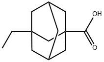 3-乙基-1-金刚烷甲酸, 37845-05-9, 结构式