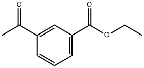 3-乙酰基苯甲酸乙酯 结构式