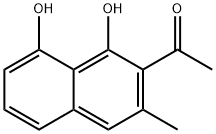 1-(1,8-dihydroxy-3-methyl-naphthalen-2-yl)ethanone Struktur