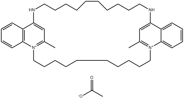 双喹醋铵, 3785-44-2, 结构式