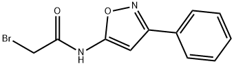 2-Bromo-N-(3-phenyl-5-isoxazolyl)acetamide Structure