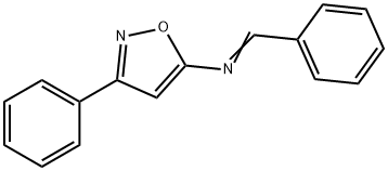 3-Phenyl-N-(phenylmethylene)-5-isoxazolamine Structure