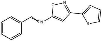 1-phenyl-N-(3-thiophen-2-yloxazol-5-yl)methanimine Structure