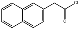 2‐(2‐ナフチル)アセチルクロリド 化学構造式
