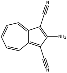 2-AMINO-1,3-DICYANOAZULENE Struktur