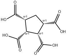 1,2,3,4-CYCLOPENTANETETRACARBOXYLIC ACID Structure